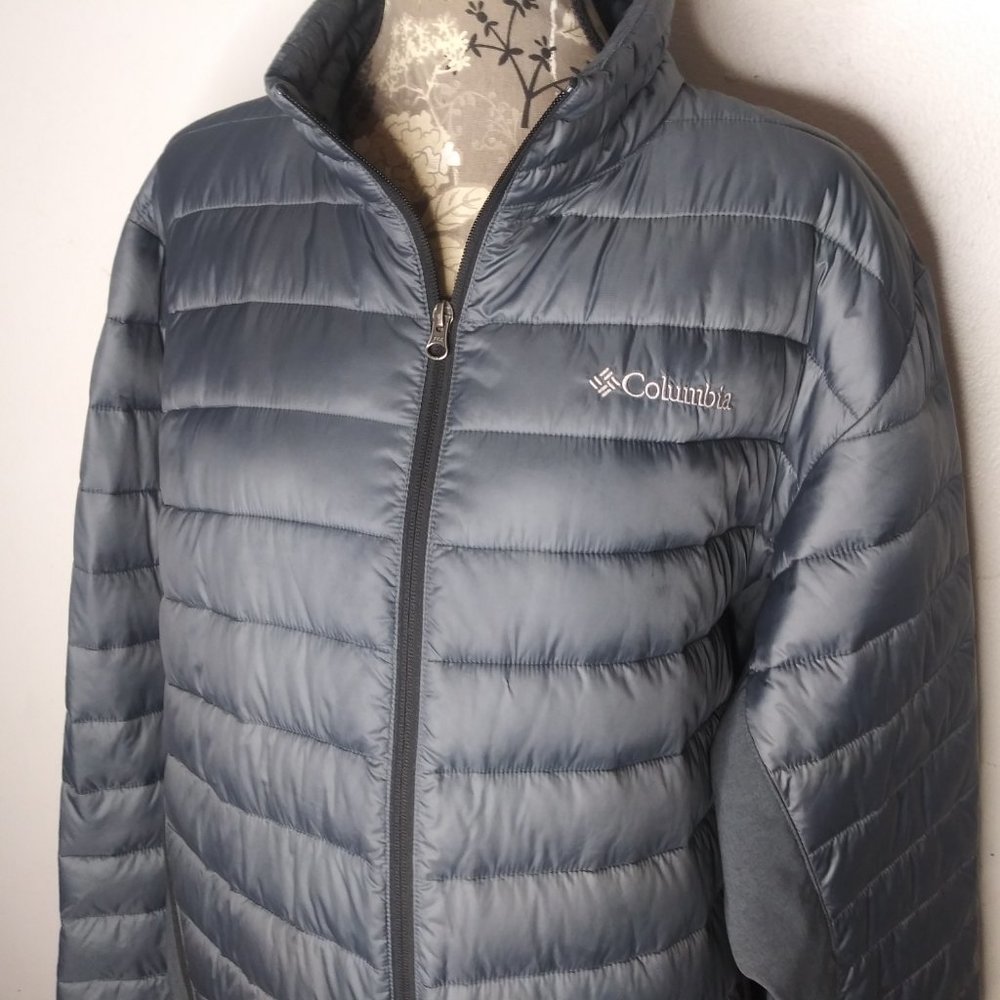Columbia Sz XL Elm Ridge Hybrid Puffer Jacket Grey - Picture 4 of 7